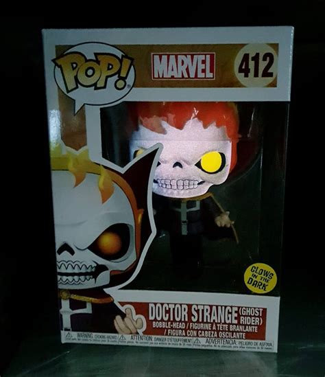 Funko Pop Marvel 412 Doctor Strange Ghost Rider Glow In The Dark