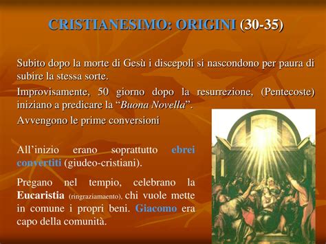 Ppt Origini Del Cristianesimo Dal I Al V Sec D C Powerpoint