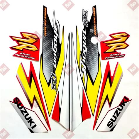 Sticker Striping Lis Body Motor Suzuki Shogun Sp Tahun