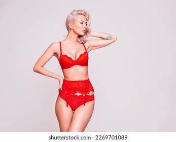 Red Lace Lingerie Images Stock Photos Vectors Shutterstock