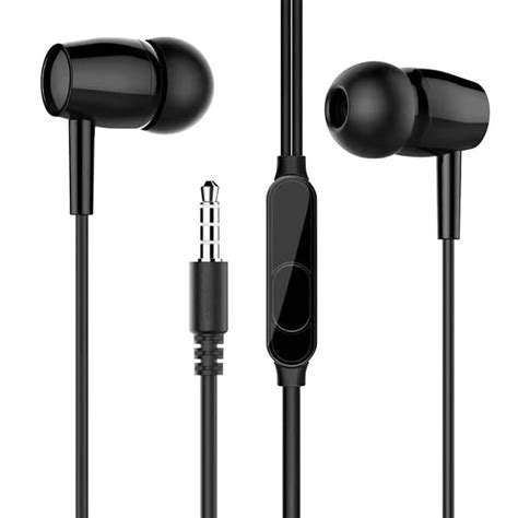 Earphones In Ear Headphones With Microphone 3 5mm Wired Earbuds For Ios And Android Smartphones