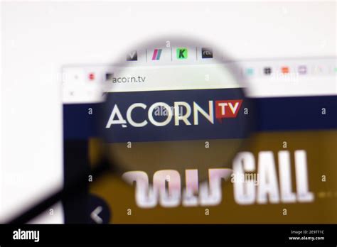 Los Angeles, USA - 1 February 2021: Acorn Tv website page. Acorn.tv ...