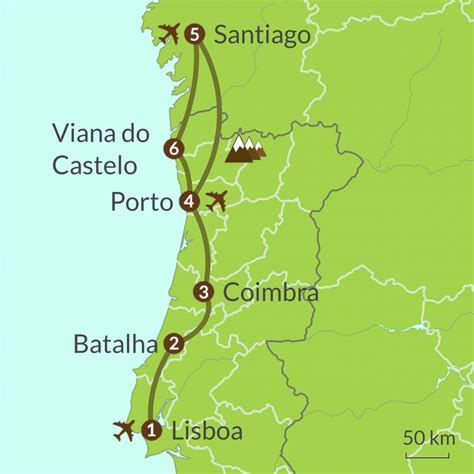 Portuguese Way Lisboa To Santiago Self Drive Touring Holiday Portugal