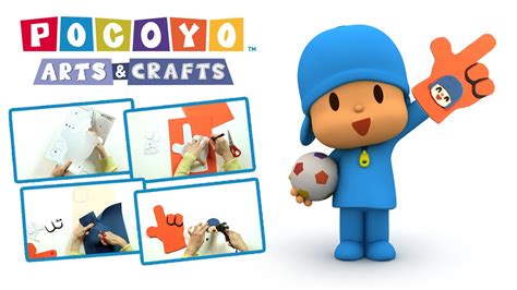 Pocoyo Arts Crafts Anima A Tu Equipo Junto A Pocoy Con Tu Dedo De