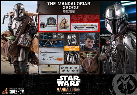 Buy The Mandalorian And Grogu Deluxe Version Sixth Scale Figure Set By Hot Toys 4 Color