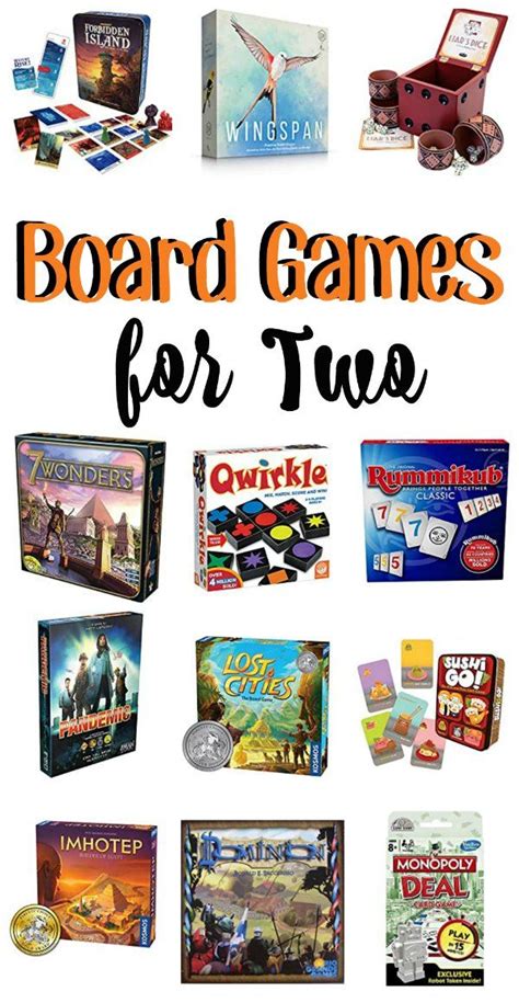 Board Games for Two People (Or More) | Board games for two, Games for ...