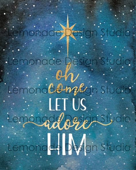 Printable Oh Come Let Us Adore Him Sign Printable Christmas Etsy Artofit