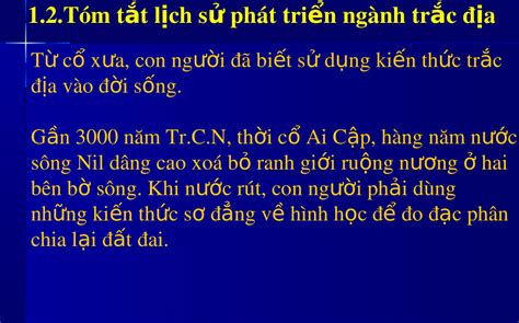 Bài giảng trắc địa cơ sở chương 1 những kiến thức cơ sở về trắc địa