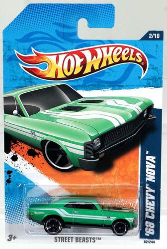 Купить Машинка Hot Wheels Chevy Nova Street Beasts T цена