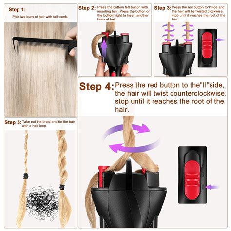 Buy Pieces Automatic Hair Braider Set Includes Electronic Hair