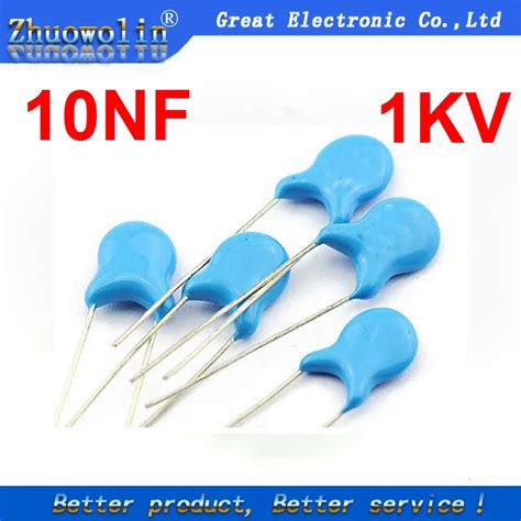 Pcs Lot Nf Kv High Voltage Ceramic Disc Capacitors Ceramic Disc