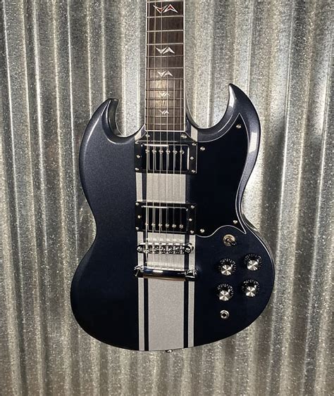 Westcreek Racer Offset Sg Gun Metal Solid Body Guitar 0160 Reverb