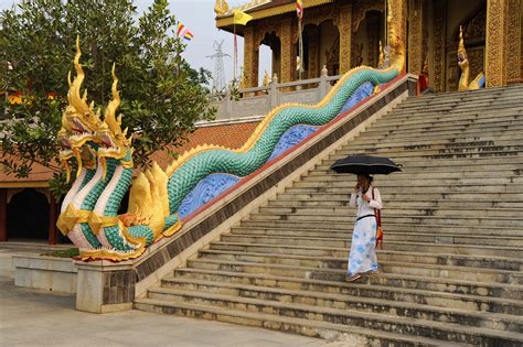 Jinghong Mange Temple Naga Xishuangbanna Pictures China In