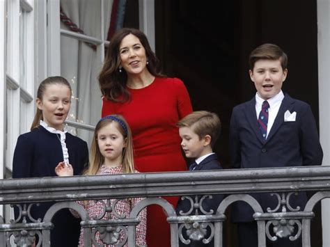 Princess Mary Kids Celebrate Queens Birthday Daily Telegraph