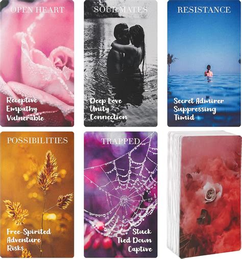 Fofeadm Love Oracle Cards - 78 PCS Deck With Meaning for Beginners