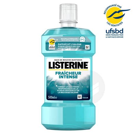 Bain De Bouche Fra Cheur Intense Ml Listerine