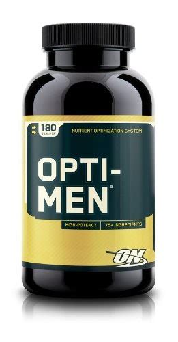 Multivitamin For Your Life: Optimum Nutrition Opti-Men Multivitamins, 180-Count