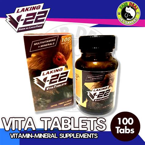 Laking V22 Vita Tablets 100 Tablets Multivitamins Minerals Lazada Ph