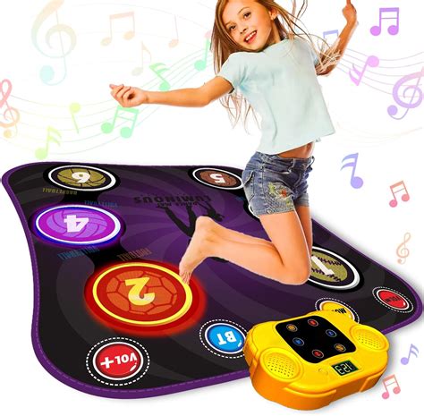 littneo Tapis de Danse pour Enfants de 3 à 8 Ans Tapis de Danse avec 6