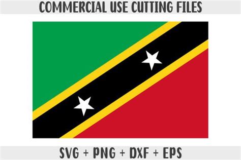 1 Saint Kitts And Nevis Flag Svg Designs & Graphics