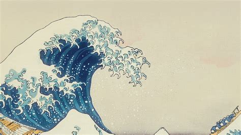 wallpaper for desktop, laptop | as11-wave-art-hokusai-painting-classic-art-illustration