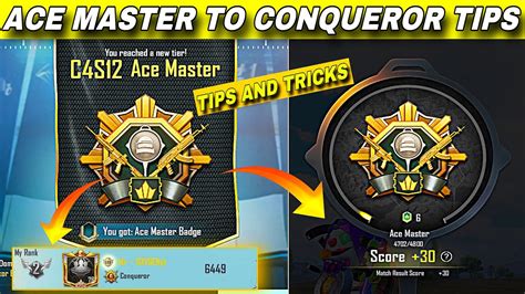 Rank Ace Master To Conqueror Rank Push Strategy Against H Ck R