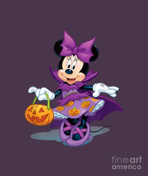 Disney Halloween Minnie Mouse Digital Art By Bella Bella Art Fine Art America