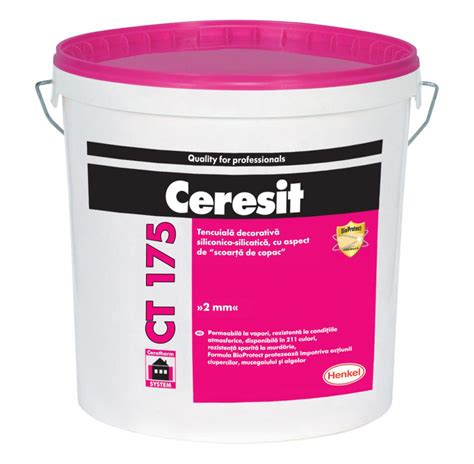 Ceresit CT 175 / Церезит СТ 175 силикатно силиконовая штукатурка короед ...