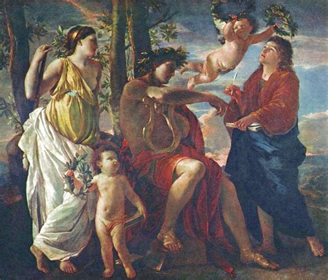 Poussin Nicolas Inspiration Des Dichters Zeno Org