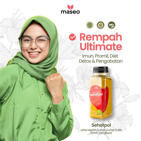 Jual Ramuan Sehatpol Maseo Ramuan Cinta Rempah Bubuk JSR Jahe Merah