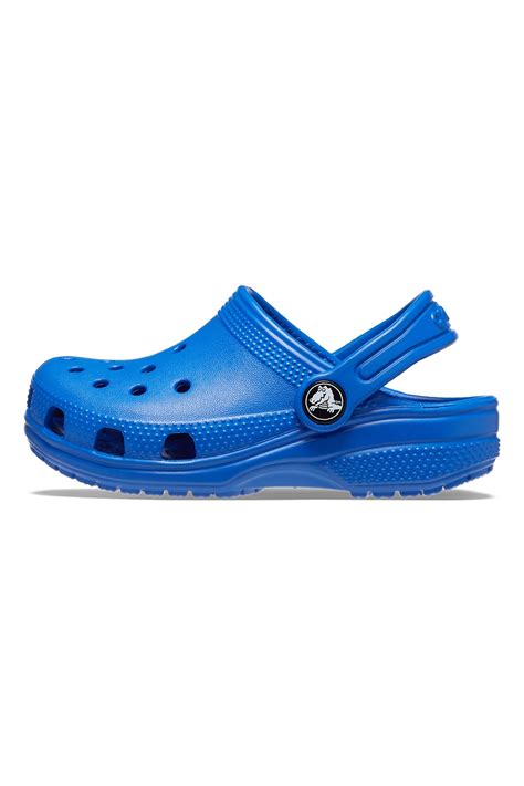 Crocs, Гумиран крокс Classic с отворена пета, Кралско Синьо, 22-23 EU ...