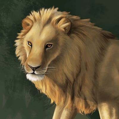 Ma Colorisation Du Lion Ezrah Digital Painting School