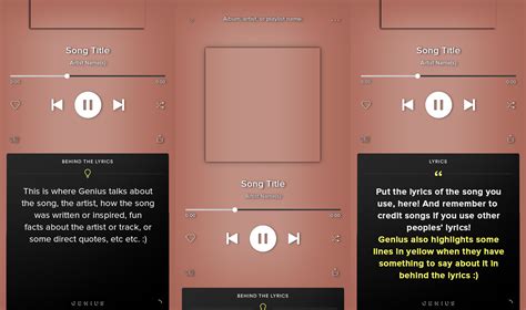 Spotify Template Png Cari