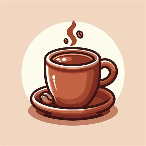Premium Vector Vector Hot Coffee Cup Illustration