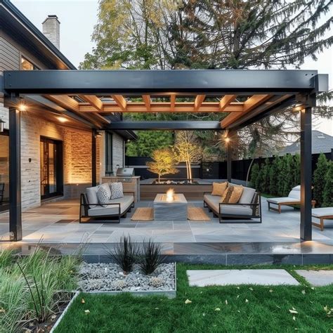 Modern Covered Patio Ideas Attached To House 20 In 2024 Outdoor Patio