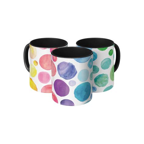 Rainbow Dots Coffee Mugs LGBTQ Pride Mug Valentine S Birthday Gift Christmas Gift Gay Couples