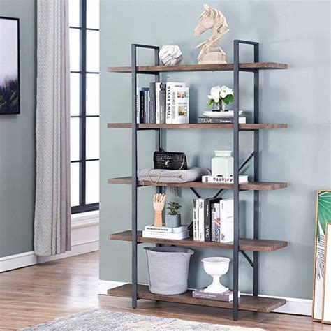 Стеллаж Loft Bookcases 5 полок купить в интернет магазине Москва