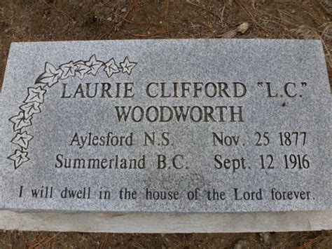 Lawrence Clifford Laurie Woodworth 1877 1916 Find A Grave Memorial