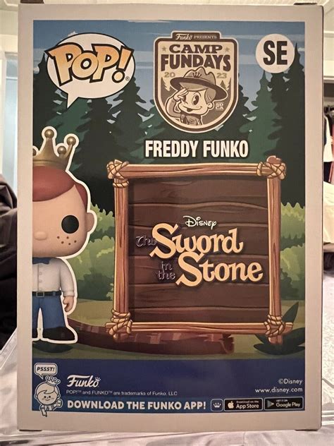 Funko Camp Fundays 2023 Box Of Fun Diamond Freddy As Merlin LE 500