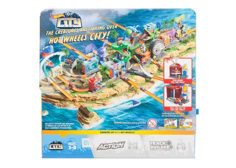 Hot Wheels Hot Wheels City Downtown Fire Station Spinout Play Set