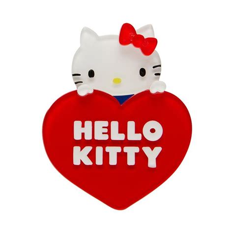 Erstwilder, Hello Kitty Heart Brooch | Hello kitty gifts, Hello kitty ...