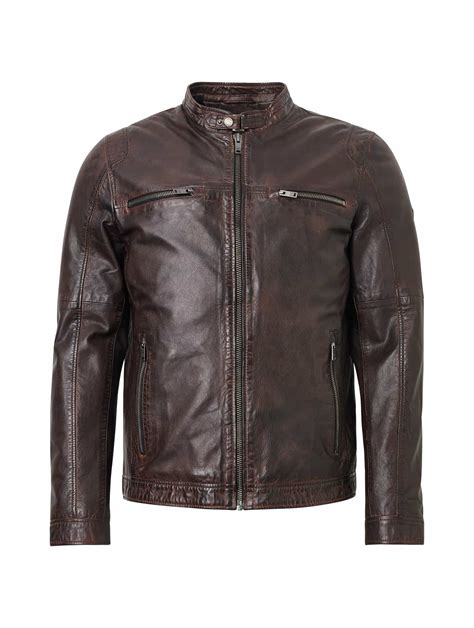 Men Leather Jackets Saki