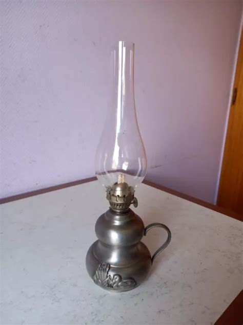 Lampe A P Trole Tain Verre De Cm Avec Poign E Eur Picclick Fr