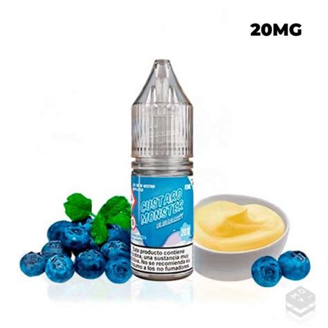 Jam Monster Blueberry Custard Salt 20 Mg Vape Masquevapor