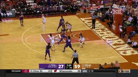 TCU Vs Texas Women S Basketball Highlights YouTube