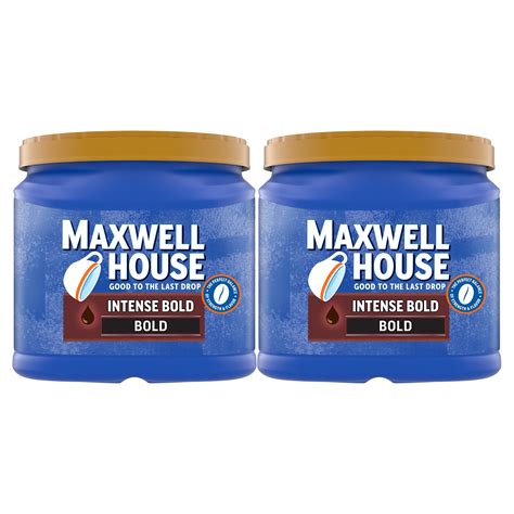 2 Pack Maxwell House Intense Bold Dark Roast Ground Coffee 26 7 Oz