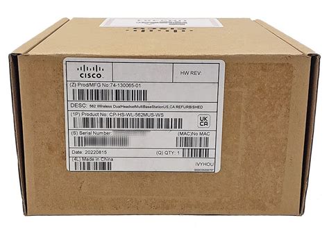 Cisco Headset Wireless Dual Multibase Station Cp Hs Wl M Us