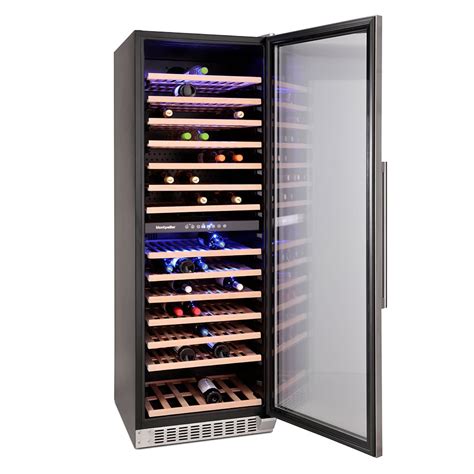 Montpellier WS166SDX 166 Bottle Wine Cooler fridge