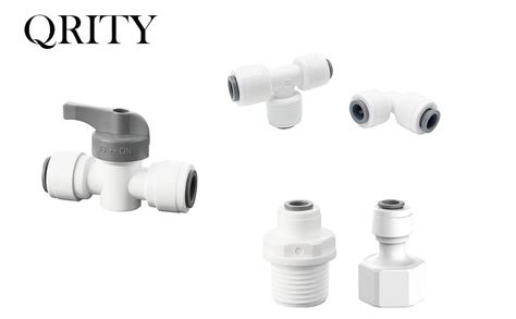 Qrity 1 4 Inch RO Water Straight Pipe Fitting To 1 2 Inch Female Male