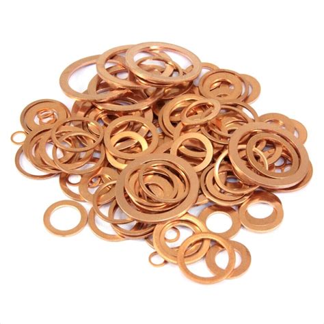 Metric Copper Sealing Washers Rings Flat Gasket Form A Din A All